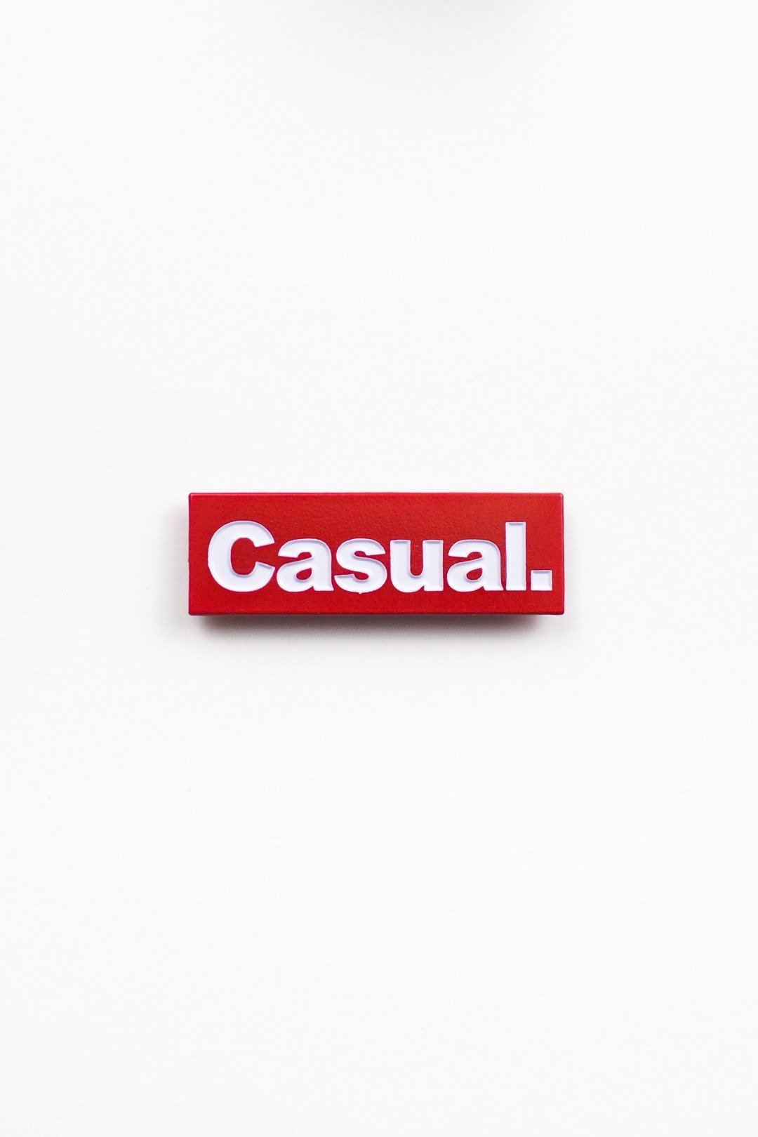 Casual Block Pin - Filthy Casual Co.