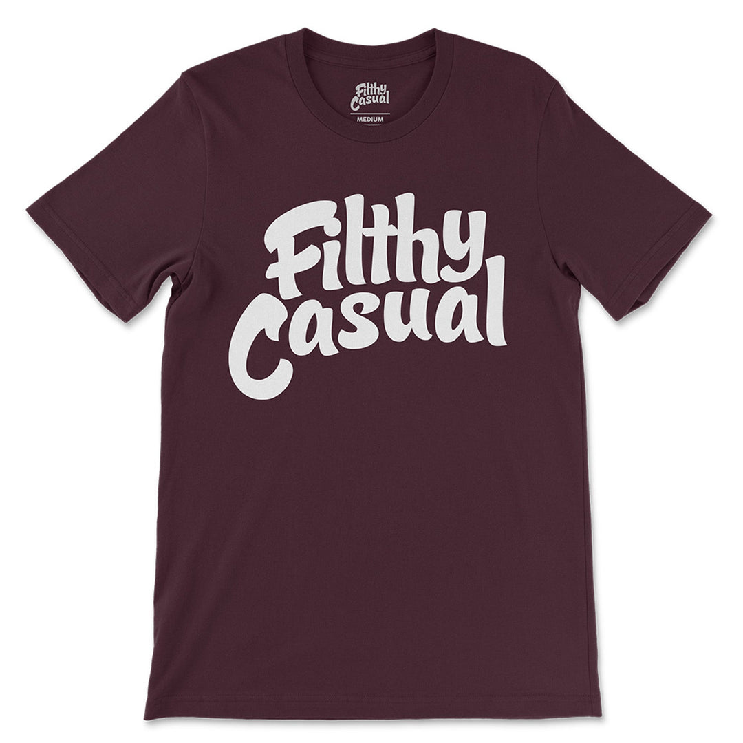 Filthy Casual Oxblood T-Shirt - Filthy Casual Co.
