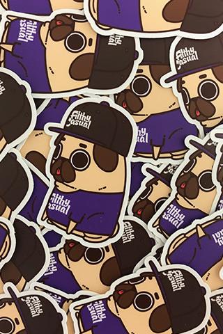 Puglie Sticker - Filthy Casual Co.