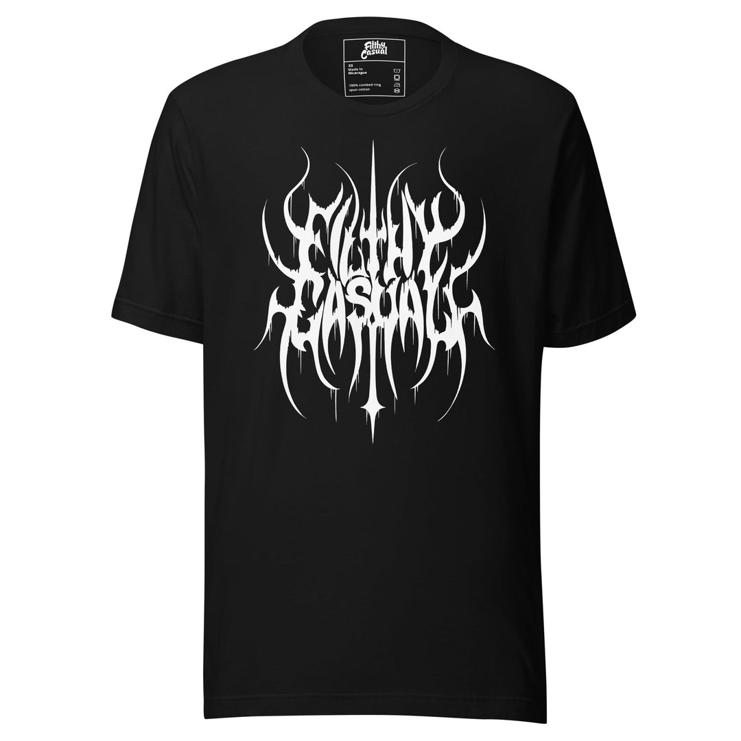 Black Metal T-shirt - Filthy Casual Co.