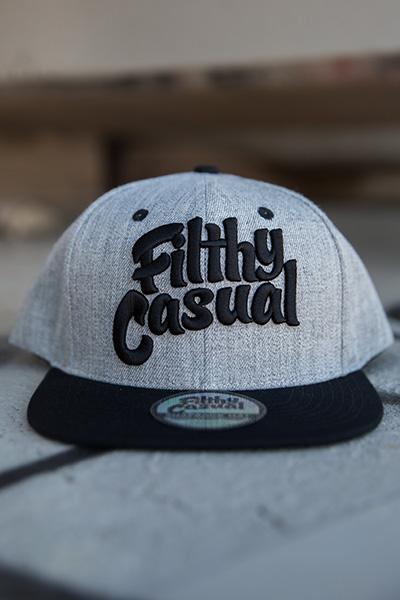 Classic Black Snapback - Filthy Casual Co.