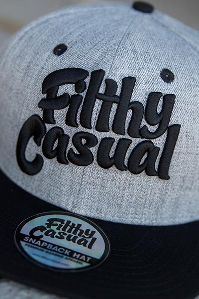 Classic Black Snapback - Filthy Casual Co.