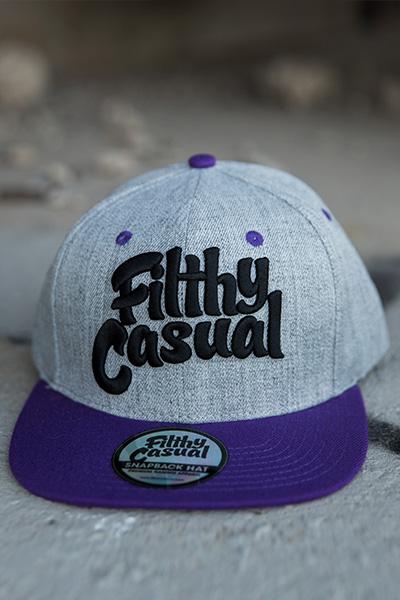 Classic Purple Snapback - Filthy Casual Co.