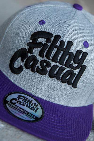 Classic Purple Snapback - Filthy Casual Co.