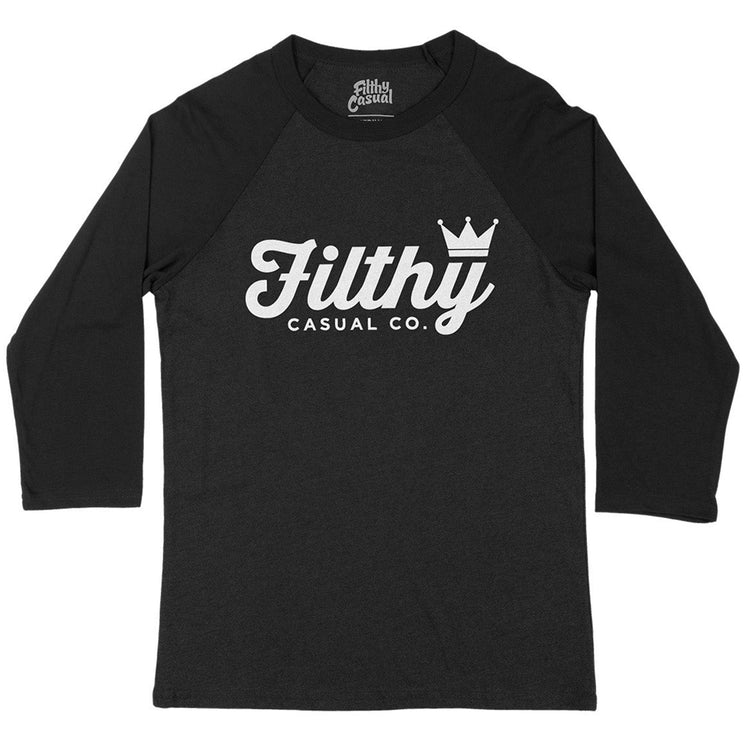 Empire Black Raglan - Filthy Casual Co.