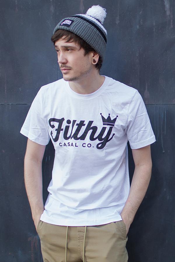 Empire White T-Shirt - Filthy Casual Co.