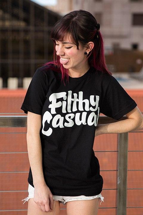 Filthy Casual Black T-Shirt - Filthy Casual Co.