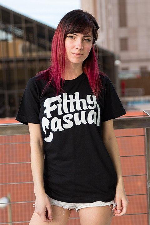 Filthy Casual Black T-Shirt - Filthy Casual Co.