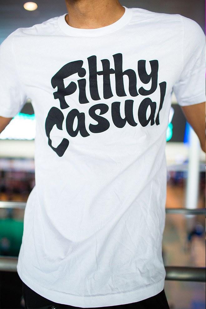 Filthy Casual White T-Shirt - Filthy Casual Co.