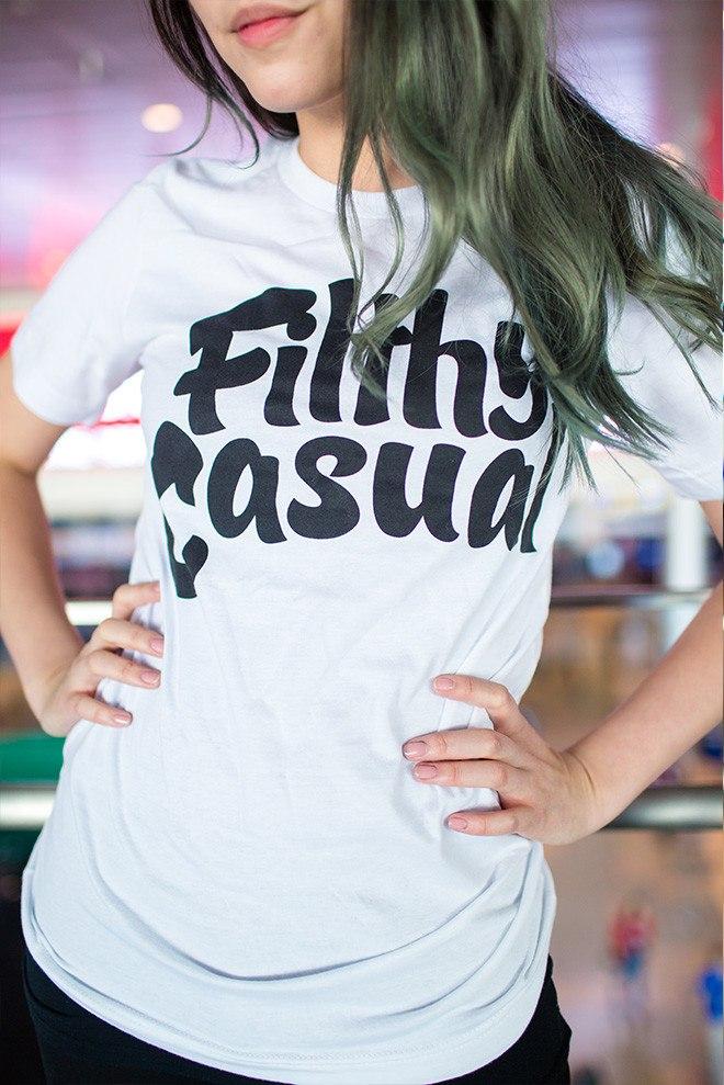 Filthy Casual White T-Shirt - Filthy Casual Co.