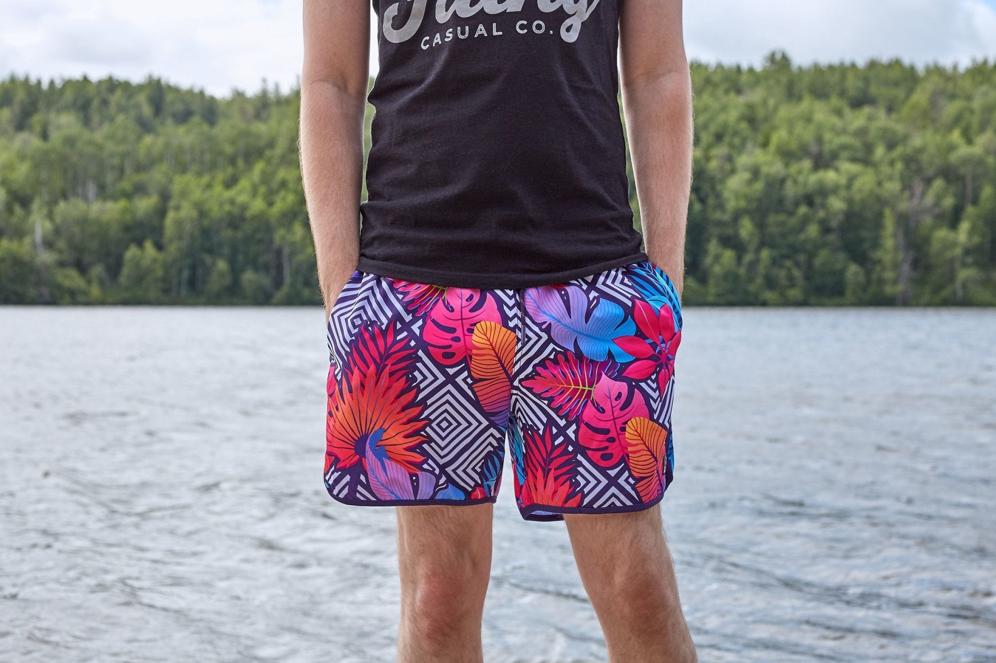 Flora Board Shorts - Filthy Casual Co.