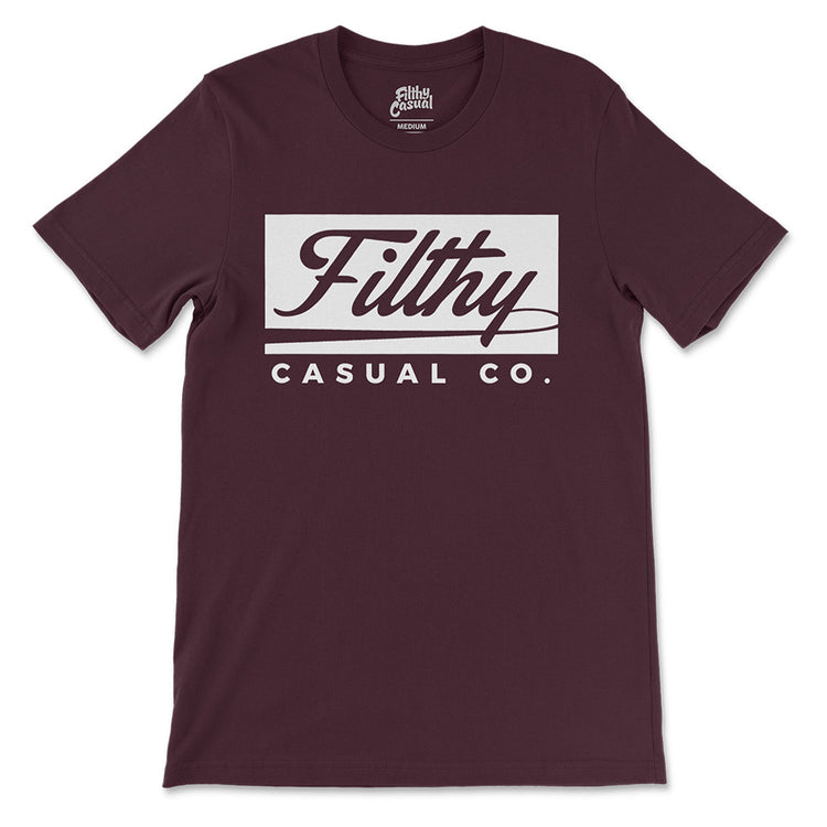 Shred Oxblood T-Shirt - Filthy Casual Co.