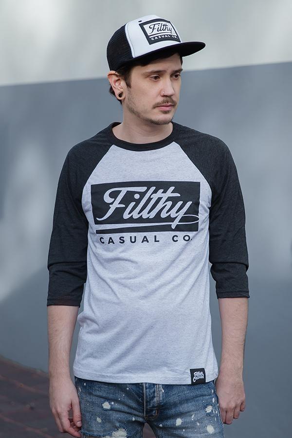 Shred Raglan - Filthy Casual Co.