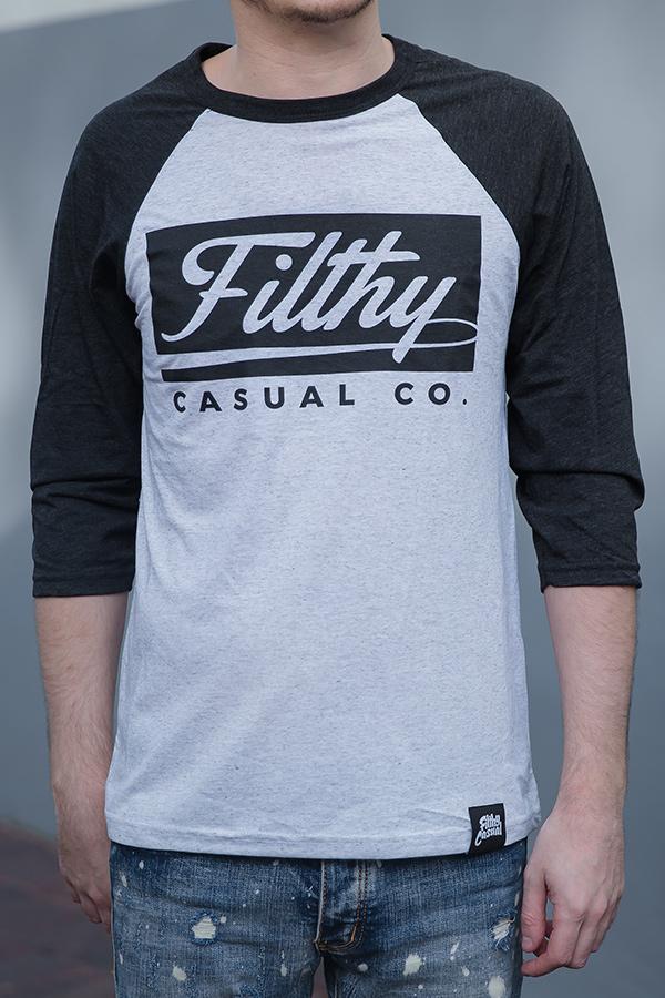 Shred Raglan - Filthy Casual Co.