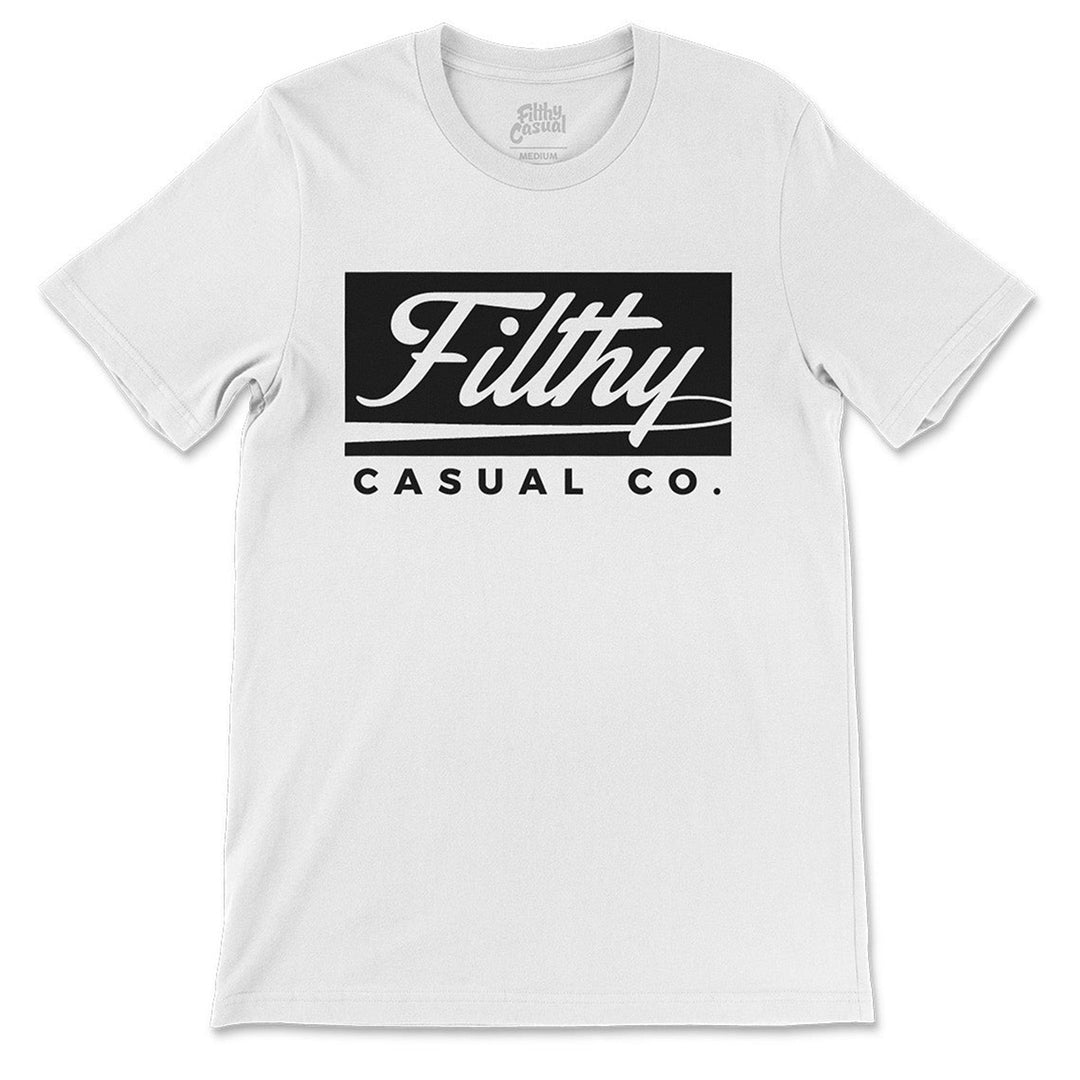 Shred White T-Shirt - Filthy Casual Co.